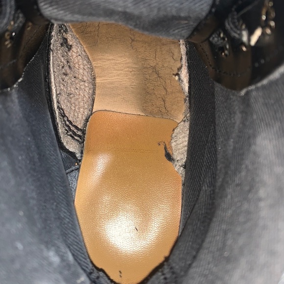 Vtg 90s Dr. Martens 1460 Corduroy Boots, Made in England, 8 Eye PUNK GOTHIC 7 - Picture 7 of 8